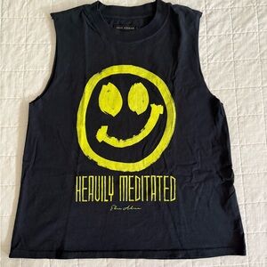 Eden Ashram Heavily Meditated Rocker Tank NWOT